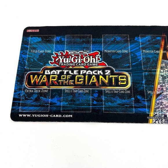 1996 YU-GI-OH BATTLE PACK 2 WAR OF THE GIANTS PLAYING CARD GAME MAT * YUGIOH * - Picture 2 of 4